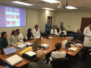 AEGD residents attend lecture on Association of Human PapillomaVirus (HPV) and Oral Cancer by Dr. Palazzolo